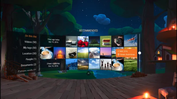VR Gallery app screenshot